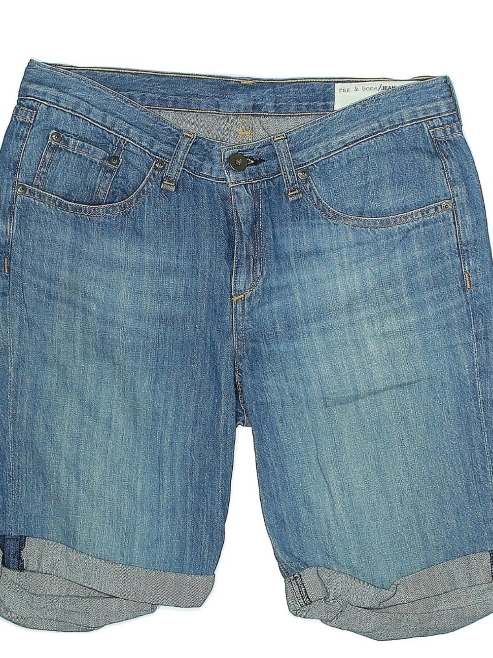 Rag & Bone/JEAN Medium Wash Denim Bermuda Shorts Size 26